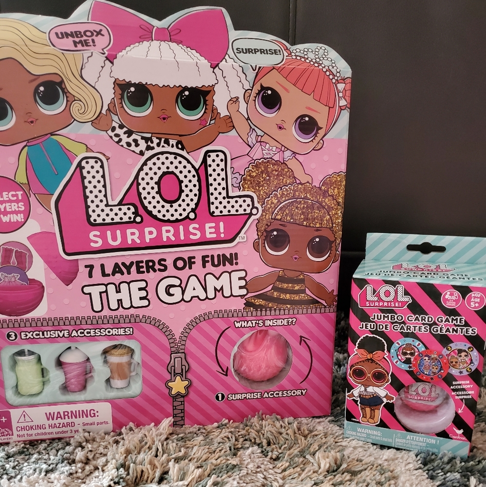 LOL seven layers of fun & jumbo card game